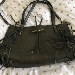 Shoulder handbag! Olive green